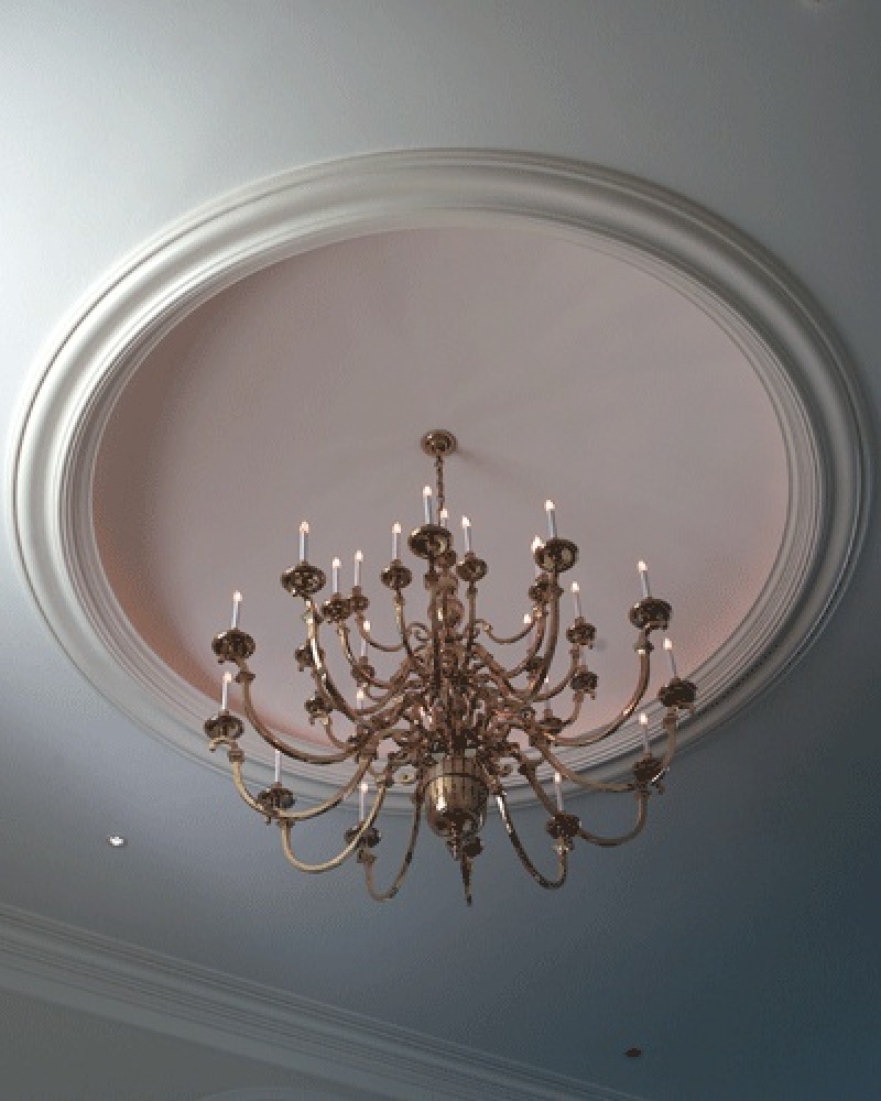 Ceiling Domes With Lighting Cove Gypsum Decoration